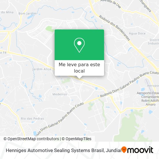 Henniges Automotive Sealing Systems Brasil mapa