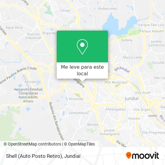 Shell (Auto Posto Retiro) mapa
