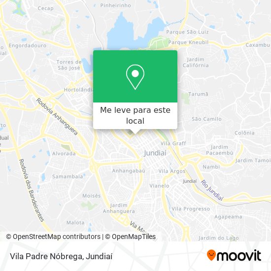 Vila Padre Nóbrega mapa