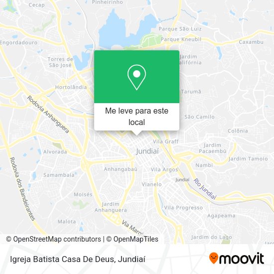 Igreja Batista Casa De Deus mapa