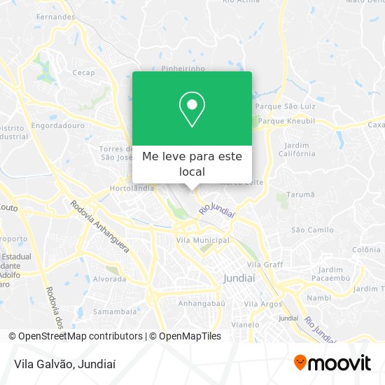 Vila Galvão mapa