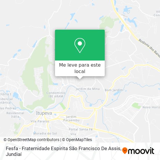 Fesfa - Fraternidade Espirita São Francisco De Assis mapa