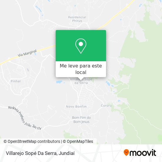 Villarejo Sopé Da Serra mapa