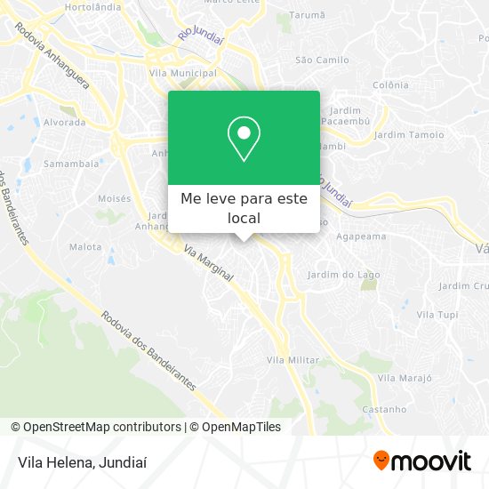 Vila Helena mapa
