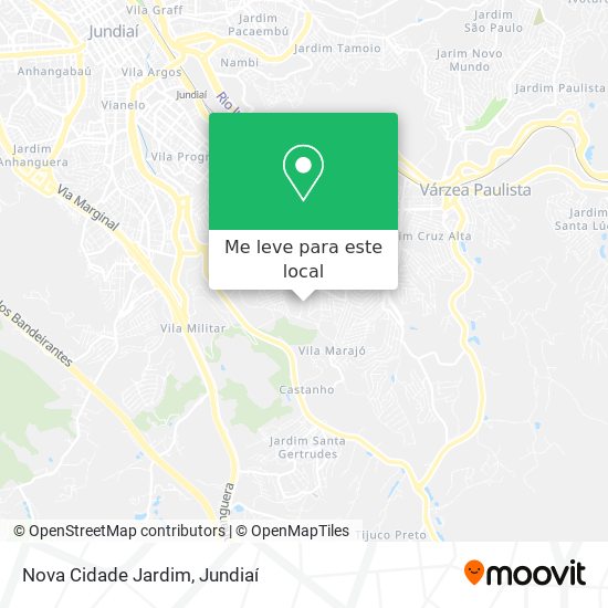 Nova Cidade Jardim mapa