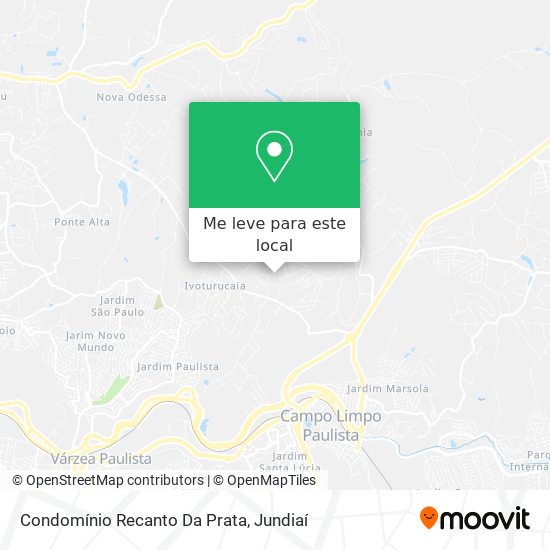 Condomínio Recanto Da Prata mapa