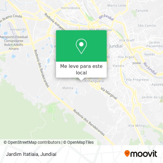 Jardim Itatiaia mapa