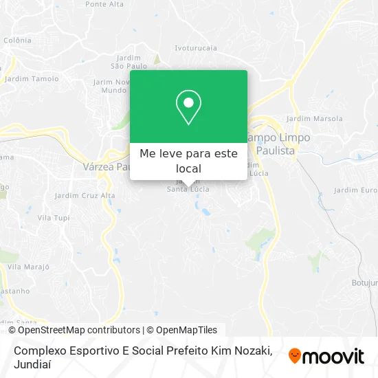Complexo Esportivo E Social Prefeito Kim Nozaki mapa