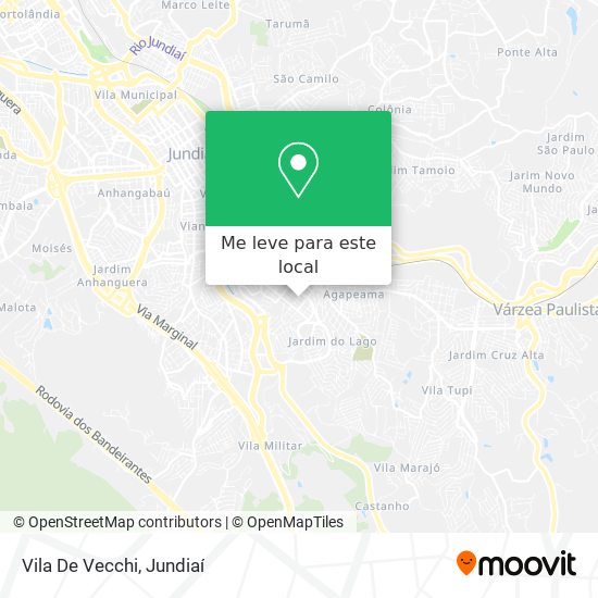 Vila De Vecchi mapa