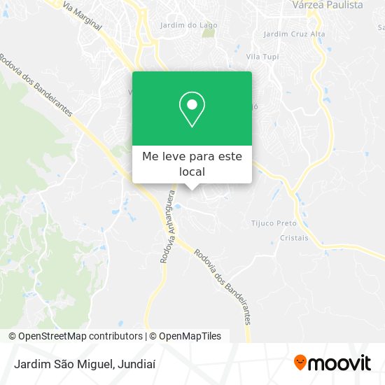 Jardim São Miguel mapa