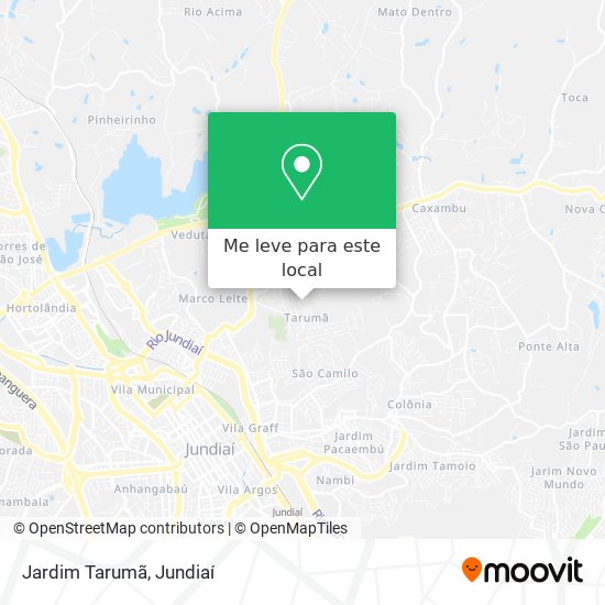 Jardim Tarumã mapa