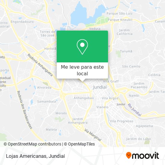 Lojas Americanas mapa