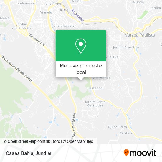 Casas Bahia mapa