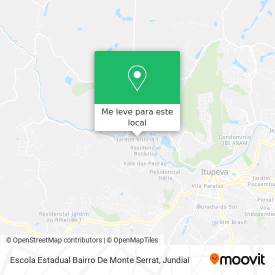 Escola Estadual Bairro De Monte Serrat mapa