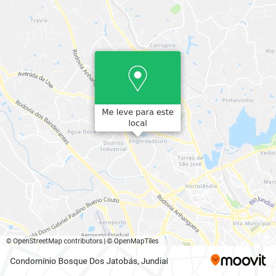 Condomínio Bosque Dos Jatobás mapa