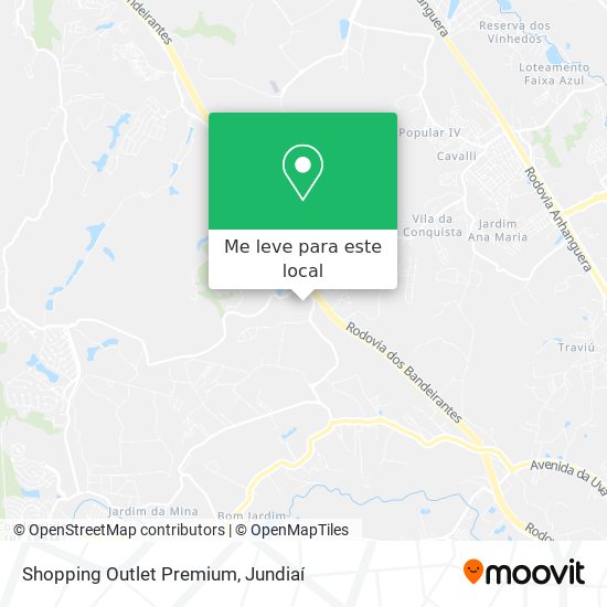 Shopping Outlet Premium mapa