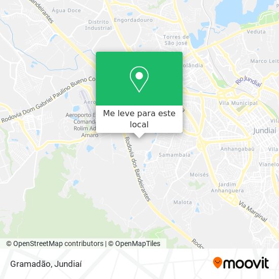 Gramadão mapa