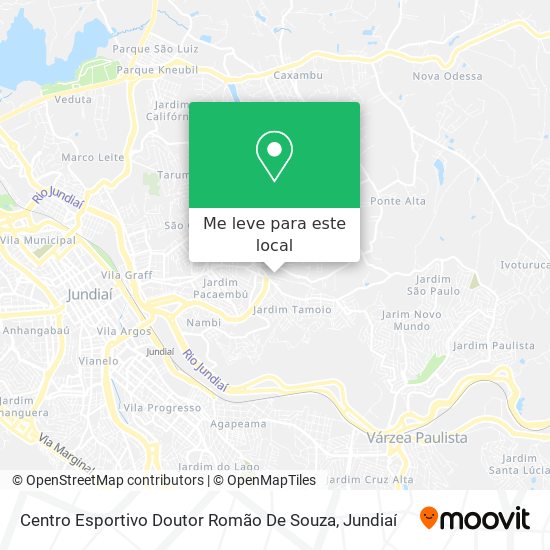 Centro Esportivo Doutor Romão De Souza mapa