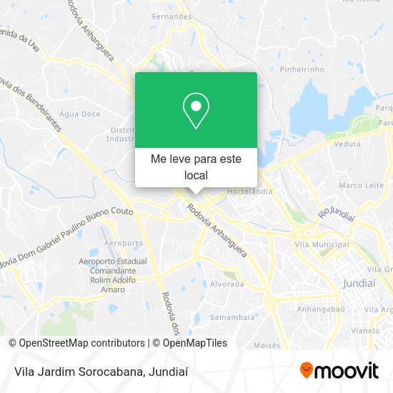 Vila Jardim Sorocabana mapa