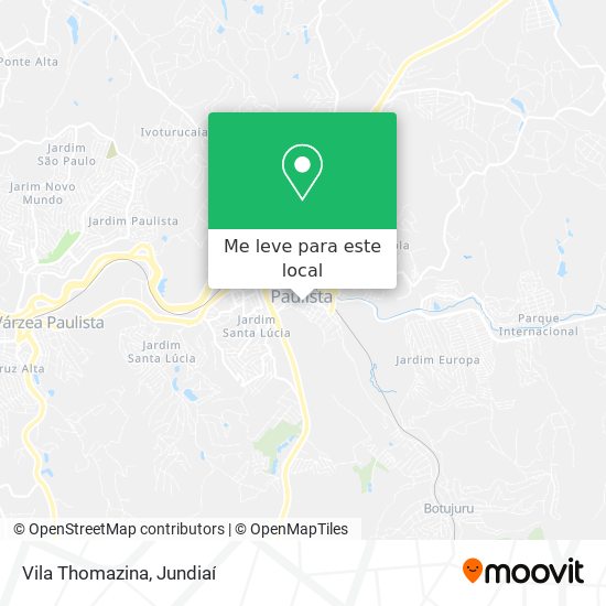 Vila Thomazina mapa