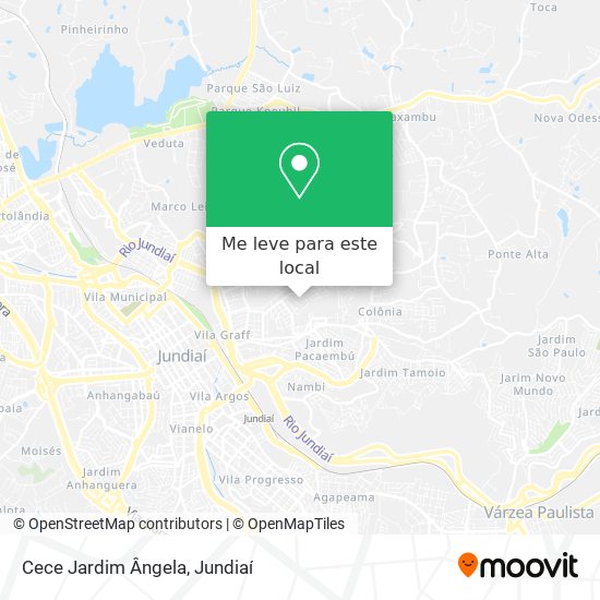 Cece Jardim Ângela mapa