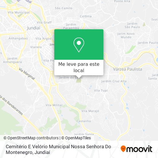 Cemitério E Velório Municipal Nossa Senhora Do Montenegro mapa