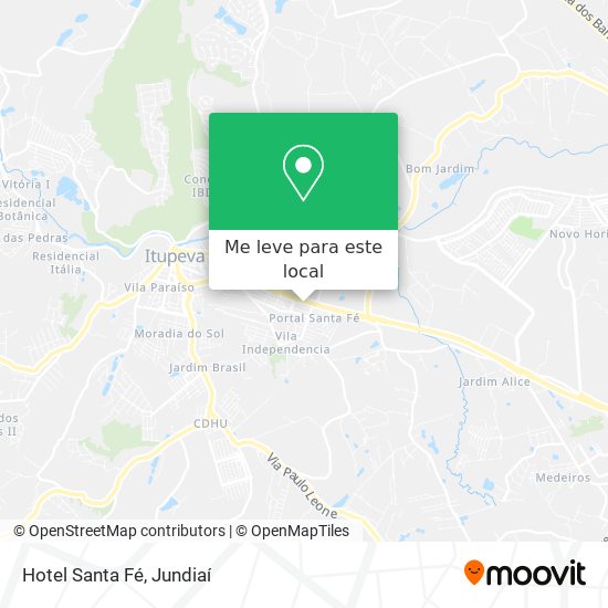 Hotel Santa Fé mapa