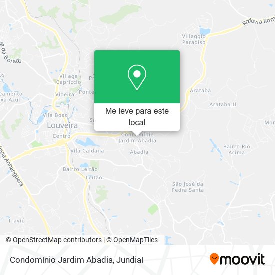 Condomínio Jardim Abadia mapa