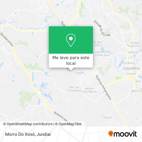 Morro Do Xoxó mapa