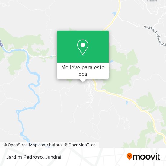 Jardim Pedroso mapa