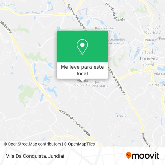 Vila Da Conquista mapa
