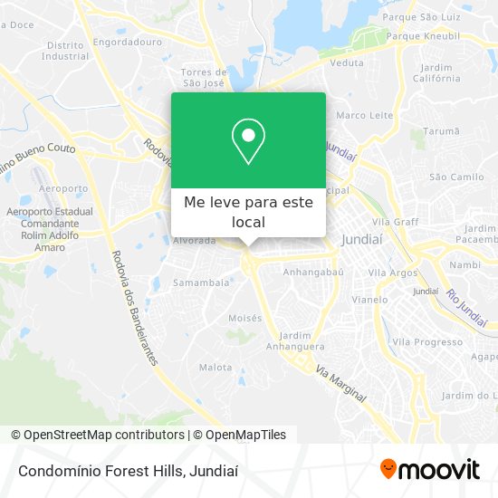 Condomínio Forest Hills mapa