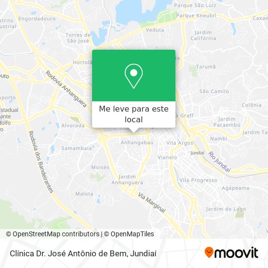 Clínica Dr. José Antônio de Bem mapa