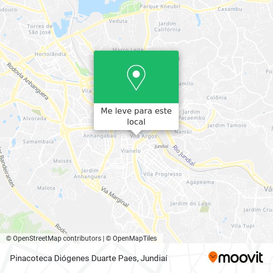 Pinacoteca Diógenes Duarte Paes mapa