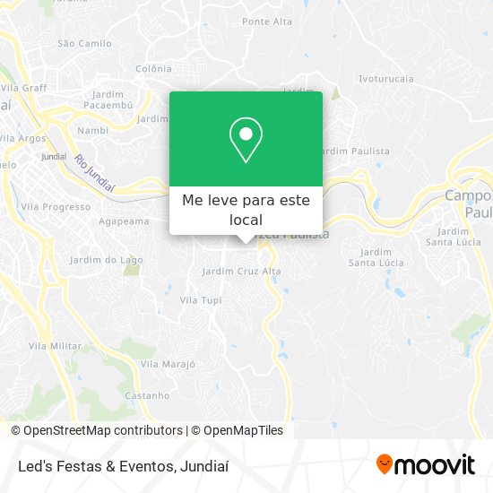 Led's Festas & Eventos mapa