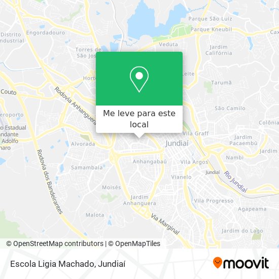 Escola Ligia Machado mapa