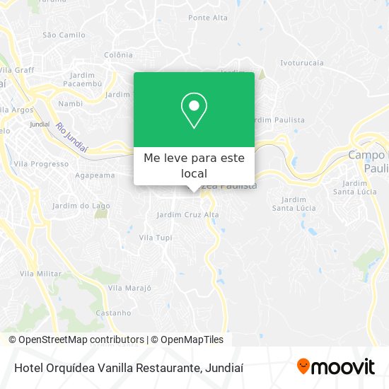 Hotel Orquídea Vanilla Restaurante mapa