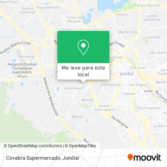 Covabra Supermercado mapa