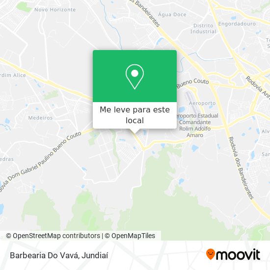 Barbearia Do Vavá mapa