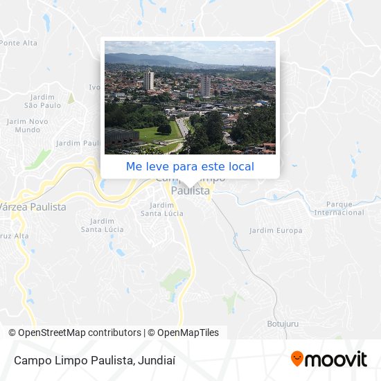Campo Limpo Paulista mapa