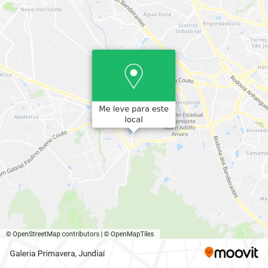 Galeria Primavera mapa