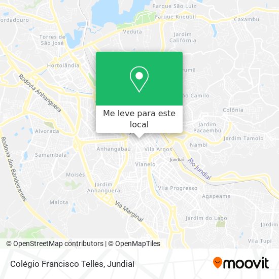 Colégio Francisco Telles mapa