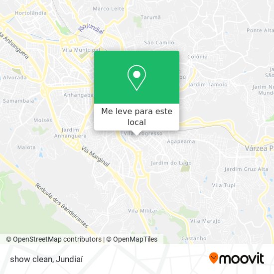 show clean mapa