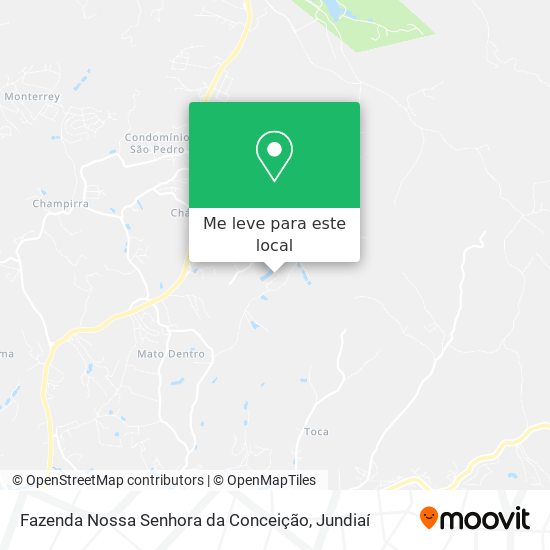 Fazenda Nossa Senhora da Conceição mapa