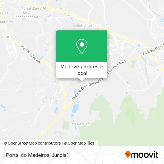Portal do Medeiros mapa