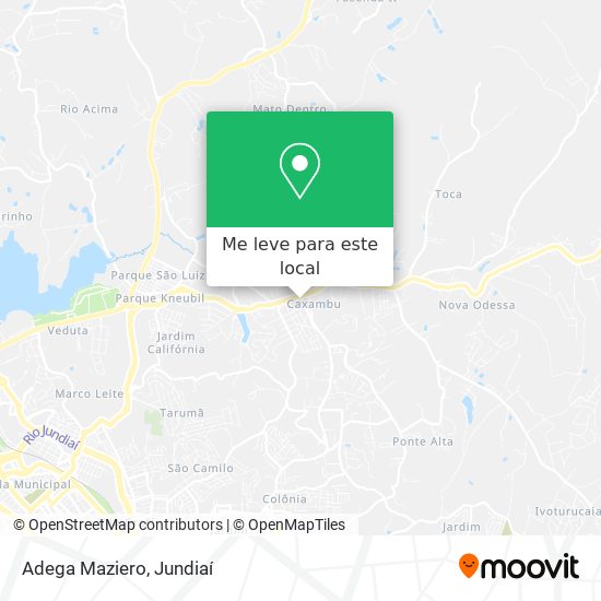Adega Maziero mapa