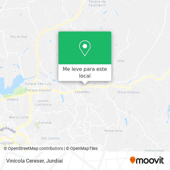 Vinícola Cereser mapa