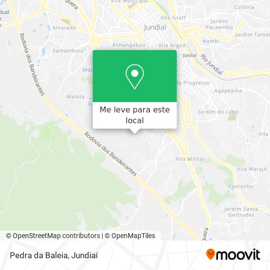 Pedra da Baleia mapa