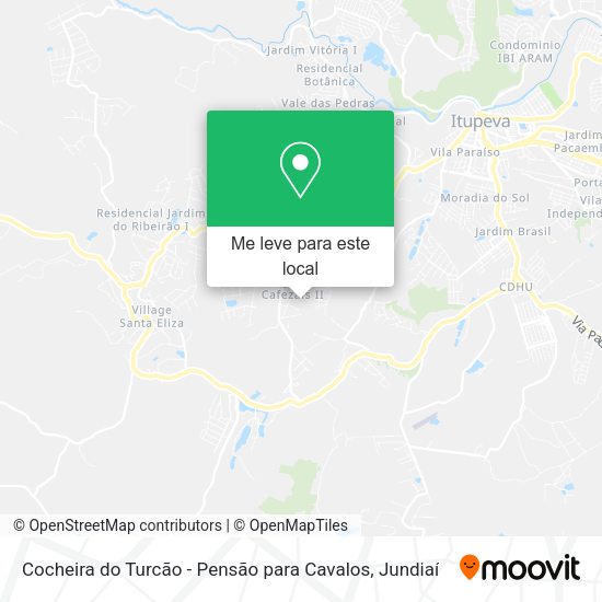 Cocheira do Turcão - Pensão para Cavalos mapa