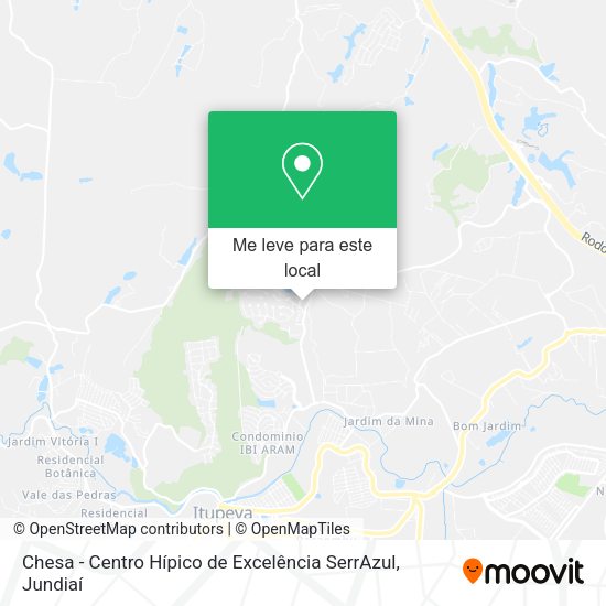 Chesa - Centro Hípico de Excelência SerrAzul mapa